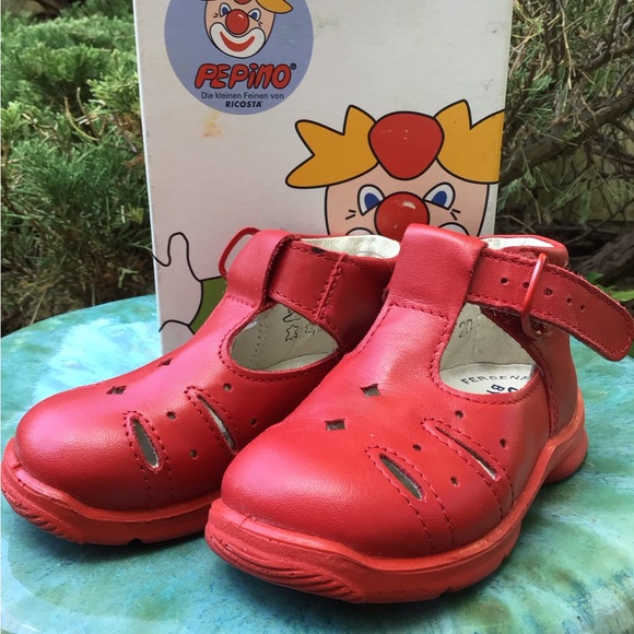 Pepino by Ricosta (20) Girls ClassicT-bar  design, high quality leather, NWT. - Picture 4 of 6